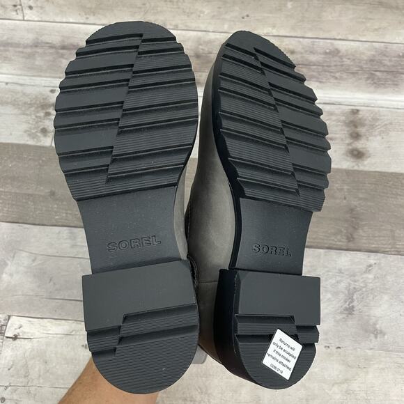 Sorel Emelie Waterproof Chelsea Ankle Boots Booties 1951201-052 Gray Size 5.5 - Picture 9 of 10